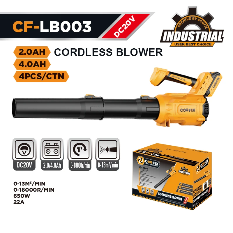 650W BRUSHLESS CORDLESS BLOWER factory
