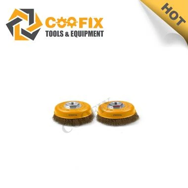 Bàn chải dây Cup với loại Nut